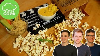 Snacks für den Filmabend 🎬 Popcorn amp Nacho Käsesoße [upl. by Muslim]