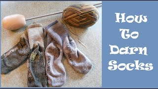 DIY Sock Darning [upl. by Aikenahs]