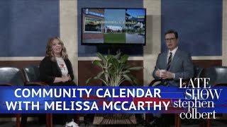 Plainfield Illinois Community Calendar With Melissa McCarthy [upl. by Hardej553]