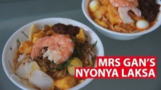 Mrs Gans Nyonya Laksa  CNA Insider [upl. by Michaeline476]