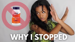 Pantothenic Acid for Acne 3 Month UPDATE  Why I Stopped Taking Pantothenic Acid [upl. by Fachini95]