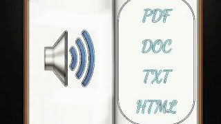 COMMENT AVOIR UN LECTEUR AUDIO DES FICHIERS PDF DOC TXT [upl. by Earal]