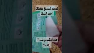 Zudio salicylic acid facial mask [upl. by Fridell]