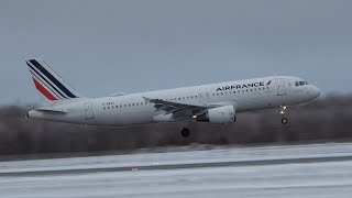 Air France  Airbus A320214  Landing amp Takeoff [upl. by Hippel]