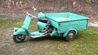 Vespa Piaggio Ape B 1954 [upl. by Etyam]