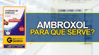 Para que serve o Ambroxol  Bula Simples [upl. by Eipper]