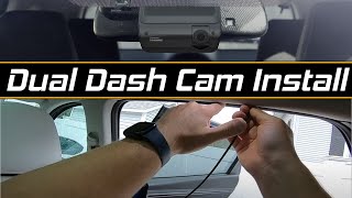 How to Install a Dual Dash cam System  Thinkware Q1000 [upl. by Alat696]