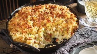 Cauliflower Leek and Bacon Gratin  2015 Milk Calendar [upl. by Candra]