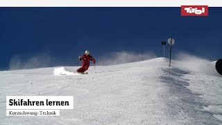 Skifahren lernen 5 Tipps zur Kurzschwung Technik I Skikurs ⛷ [upl. by Nireves]