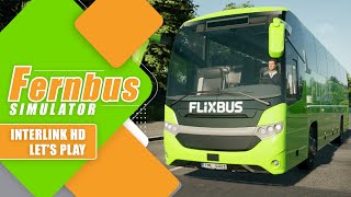 Fernbus Simulator  Interlink HD DLC Preview  English [upl. by Chaworth]