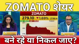 🔴Zomato share letest news  Zomato stock analysis  Zomato share next Target [upl. by Dlonyar]