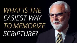 What is the easiest way to memorize Scripture [upl. by Christi295]