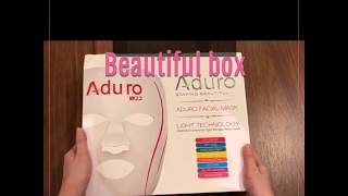 Unboxing the Aduro 71 LED Facial Mask [upl. by Kciredor510]