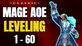 WoW Classic Mage Aoe leveling Guide 160 [upl. by Layne]