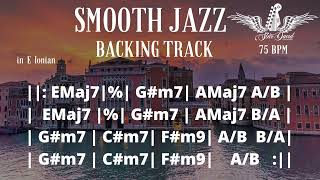 Backing Track Smooh Jazz in E Ionian [upl. by Magdau]