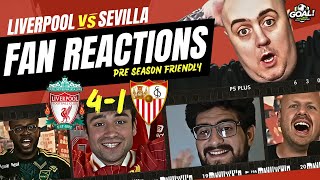 Liverpool OUTCLASS Sevilla Fan reactions to Liverpool 41 Sevilla preseason [upl. by Ssac152]