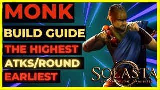 DampD SOLASTA 5e MONK Guide  The HIGHEST ATKSROUND Earlliest  TANK  DPS [upl. by Hendrika]