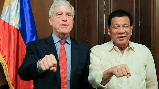 Australia defends spy chiefs fist salute with Philippines leader [upl. by Wolfson]