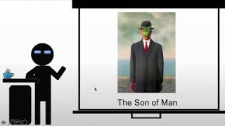 Magritte The Son of Man [upl. by Enelehcim]