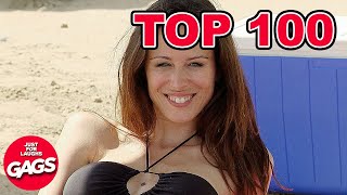 Top 100 Pranks OF ALL TIME  Just For Laughs Gags LIVE [upl. by Tenom]