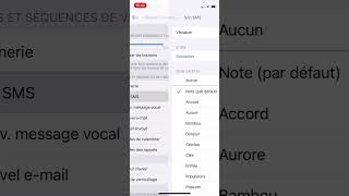 Comment changer la sonnerie de son iPhone [upl. by Eerolam]