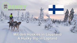 Mit den Huskies in Lappland  A Husky trip in Lapland [upl. by Carlisle543]