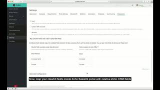 Integrate Zoho SalesIQ with Clearbit Reveal [upl. by Herates]