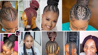 Latest and Unique Carrot Braids Hairstyles For Black Women 💕 [upl. by Mariska]