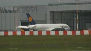 Lufthansa A380 the 3th Airport XFW DAIMC [upl. by Diane-Marie51]