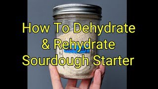 How to Dehydrate amp Rehydrate Sourdough Starter [upl. by Som]