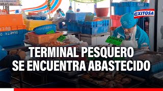 🔴🔵Callao Terminal pesquero se encuentra abastecido pese a oleaje anómalo en el litoral [upl. by Millard]