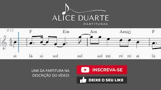 Lilás Djavan  Aprenda a tocar com Partitura Facilitada  Playback [upl. by Ahsilaf]