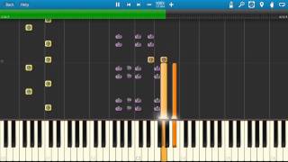 Madonna  Material Girl Piano Tutorial  How to play  Synthesia Cover [upl. by Hogle574]