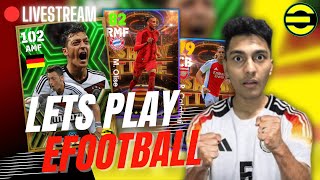 EFOOTBALL 2025 COMING SOON SALINS IS LIVE 🤯✅ efootball2024mobile pesmobile livestream iphone [upl. by Dnalor]