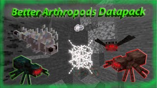 Better Arthropods v20 Mod Datapack Update  Minecraft [upl. by Oberstone]