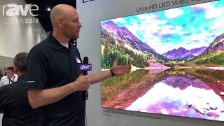 CEDIA 2018 Leyard Planar Shows Its DirectLight X LED Video Wall System [upl. by Kelci]