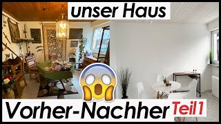 Extremes VorherNachher in 4 Monaten  Haus renoviert  Teil 1 [upl. by Heida114]