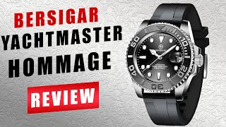 Rolex Yacht Master 42 Hommage  BersigarPagani Design BG1651 hochwertig amp günstige Deutsch REVIEW [upl. by Aicssej]