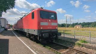 Bahnverkehr in Priestewitz Großenhain Cottbuser Bahnhof und Niederau [upl. by Chapell223]