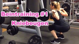 Beintraining Teil 1  Kniebeugen richtig ausführen  Kniebeugen Training  Kniebeugen Technik [upl. by Meuse]