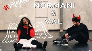 Normani and Val  All performances on DWTS [upl. by Aliahkim]