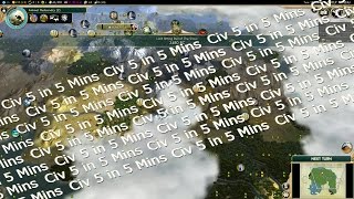 Civ 5 in 6 Mins Sioux Situations  a Mod  Civilization BNW LP Summary [upl. by Nyvar]