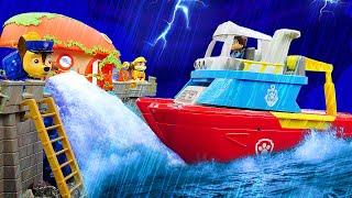 Che maltempo Video per bambini con i Paw Patrol italiano Giocattoli per bambini [upl. by Ostler38]