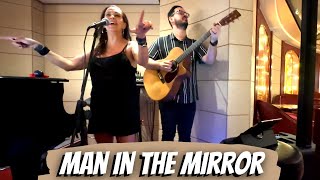 Man In The Mirror Michael Jackson Cover by Gil Gonçalves amp Salete Maria [upl. by Annayram192]