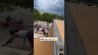 Watch Must End 😱 skatepark blackriverramps skateboarding rollerskating automobile skate [upl. by Eilac]