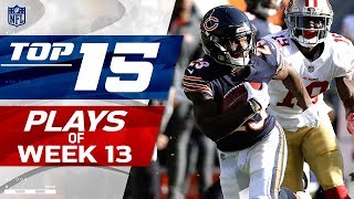 Top 15 Plays of Week 13  NFL Highlights [upl. by Naraa]