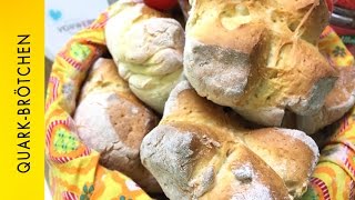 Thermomix  QuarkBrötchen  schnelles Rezept  Sonntagsbrötchen [upl. by Selmore803]