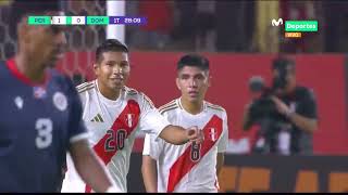 PERÚ vs R DOMINICANA disparo de EDISON FLORES que salió desviado  AMISTOSO INTERNACIONAL 🇵🇪⚽️🇩🇴 [upl. by Buonomo]