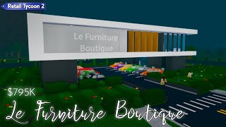 Retail Tycoon 2 Store Speed Build  795K  ROBLOX [upl. by Lambart]