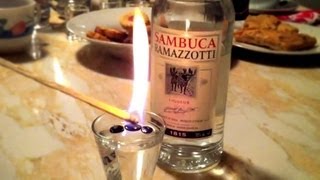 Flaming Sambuca Shot [upl. by Claudianus]